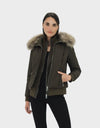 Tiffany Women's Winter Jacket With Natural Fur
